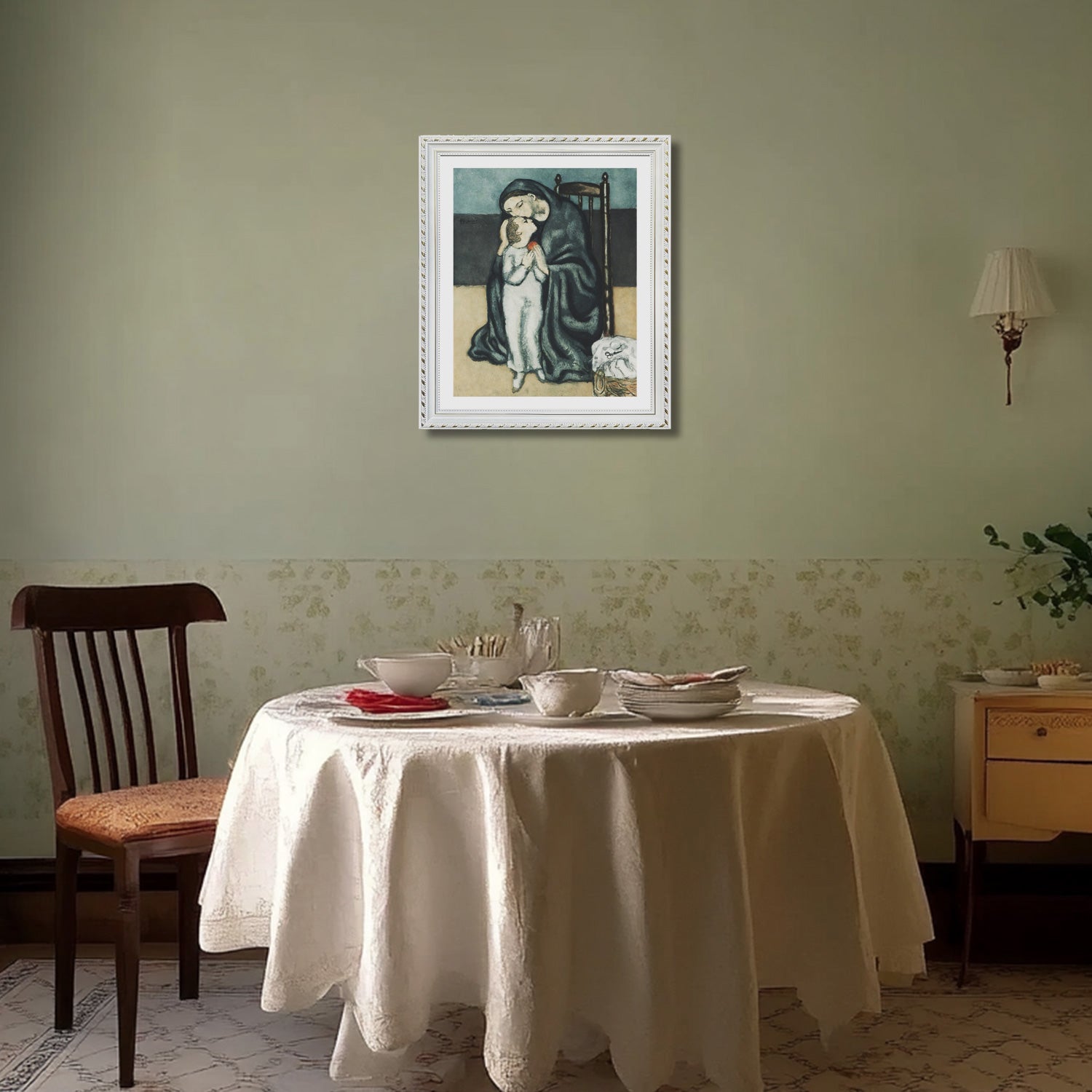 Pablo Picasso Wall Art Maternity Poster Framed Art