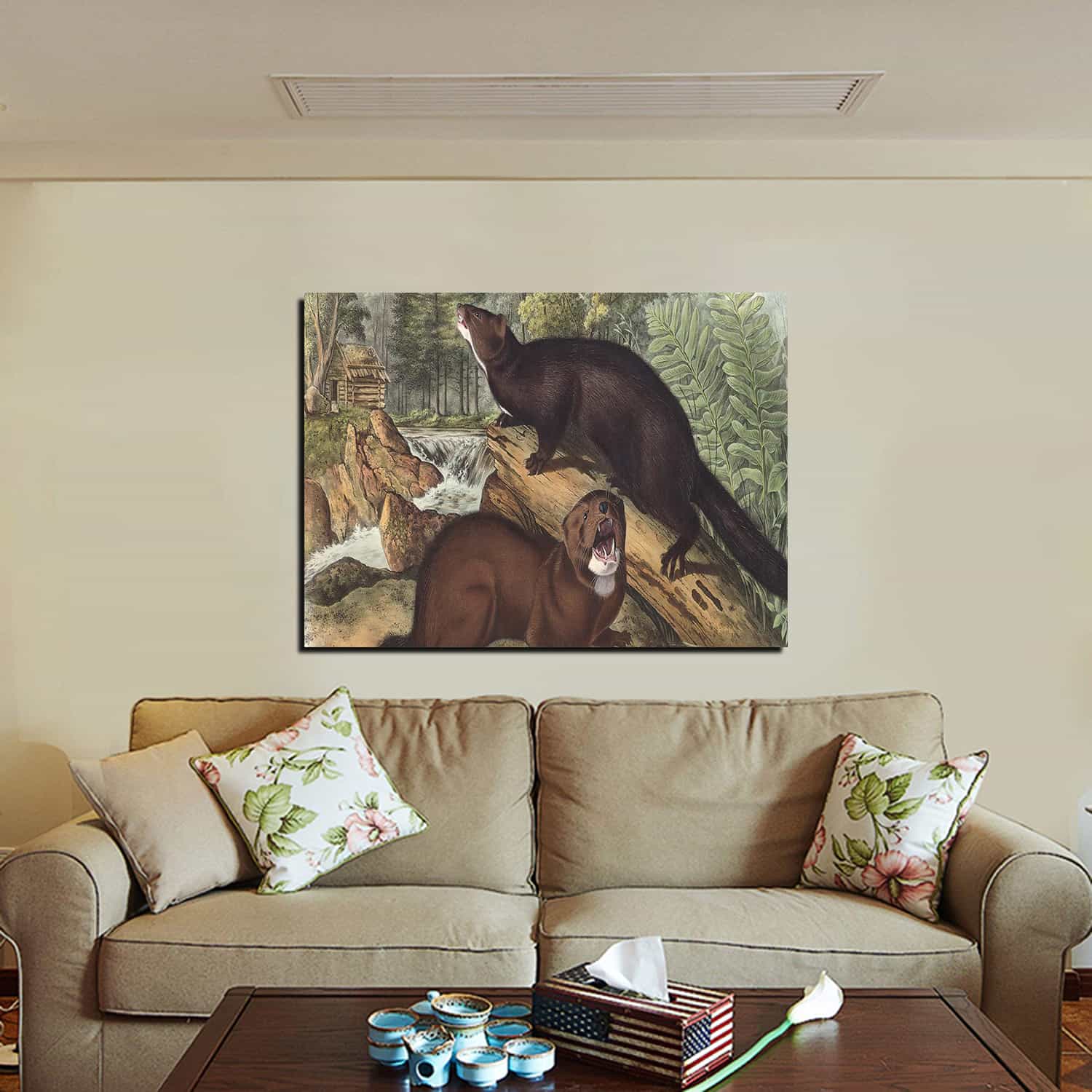 Mink Canvas Art