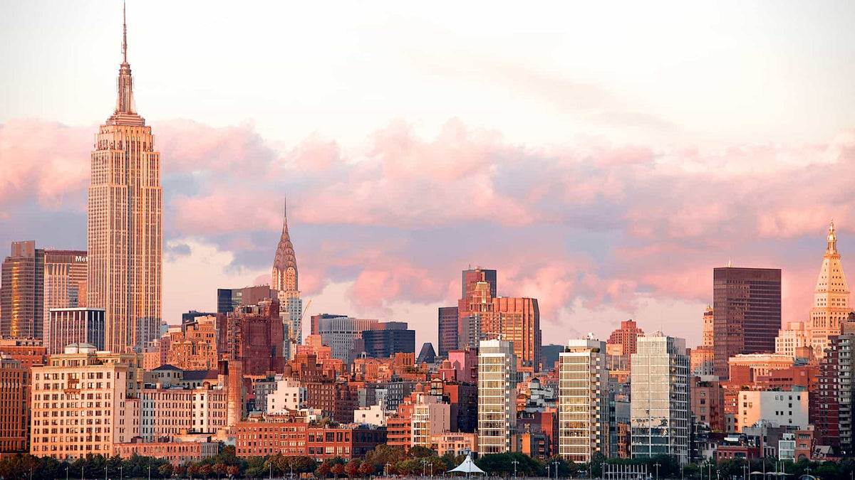 Twilight Empire State Building Canvas Art