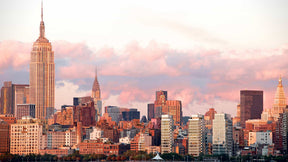 Twilight Empire State Building Canvas Art
