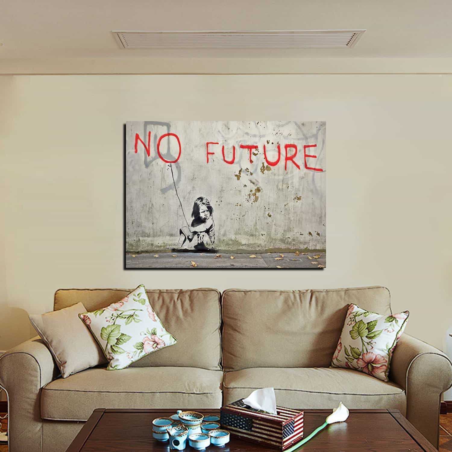 No Future Canvas Art