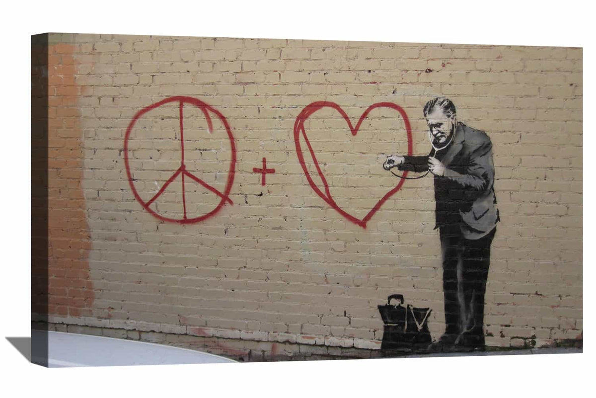 Peaceful Hearts Doctor Canvas Art