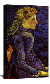 Portrait of Adeline Ravoux 2 Canvas Art