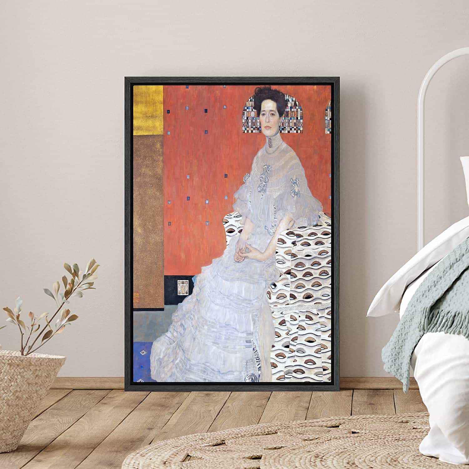 Portrait Of Fritza Riedler Canvas Art