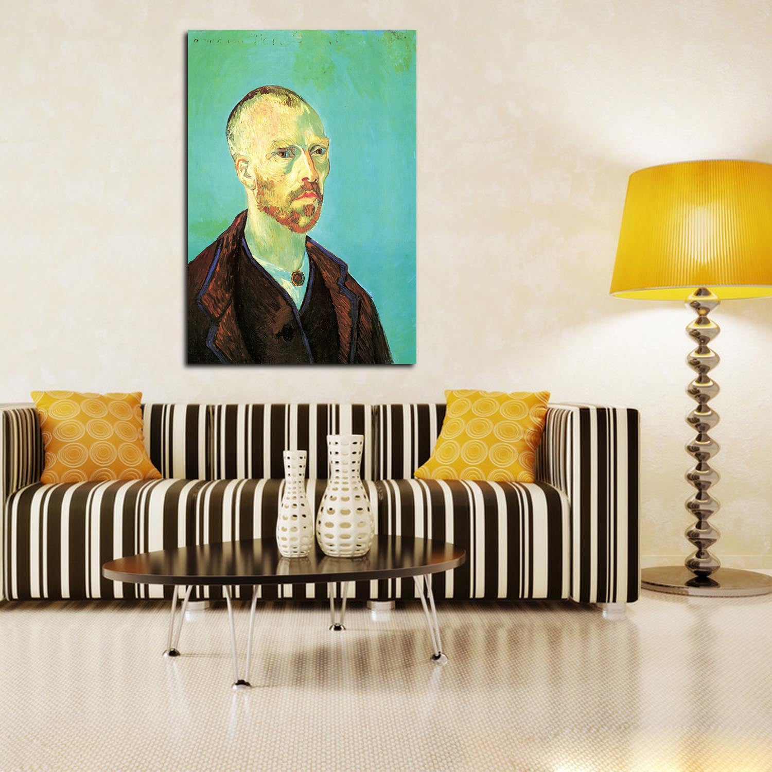 Self Portrait Dedicated to Paul Gauguin Canvas Art