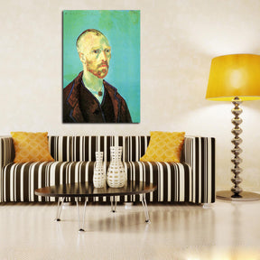 Self Portrait Dedicated to Paul Gauguin Canvas Art