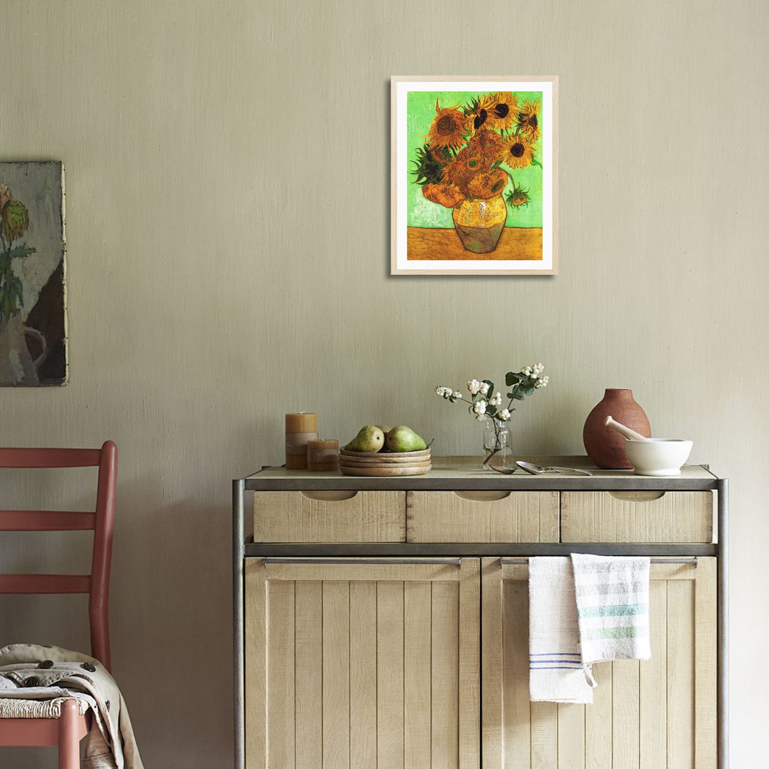 Vincent Van Gogh Still Life Vase With Twelve Sunflowers Wall Art Van Gogh Poster