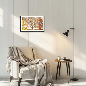 Gustav Klimt Wall Art Tree Of Life Poster Framed Klimt Art