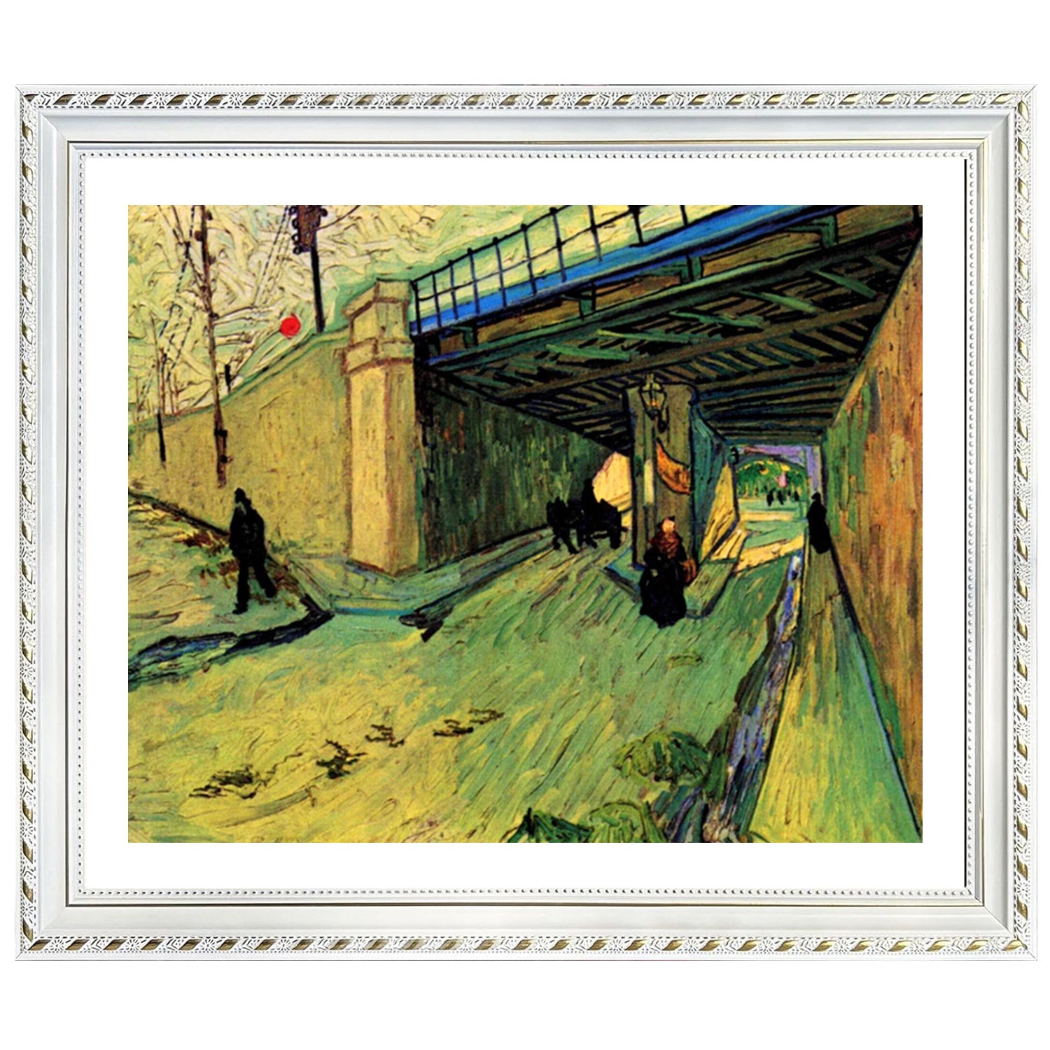 Vincent Van Gogh The Railway Bridge Wall Art Van Gogh Poster