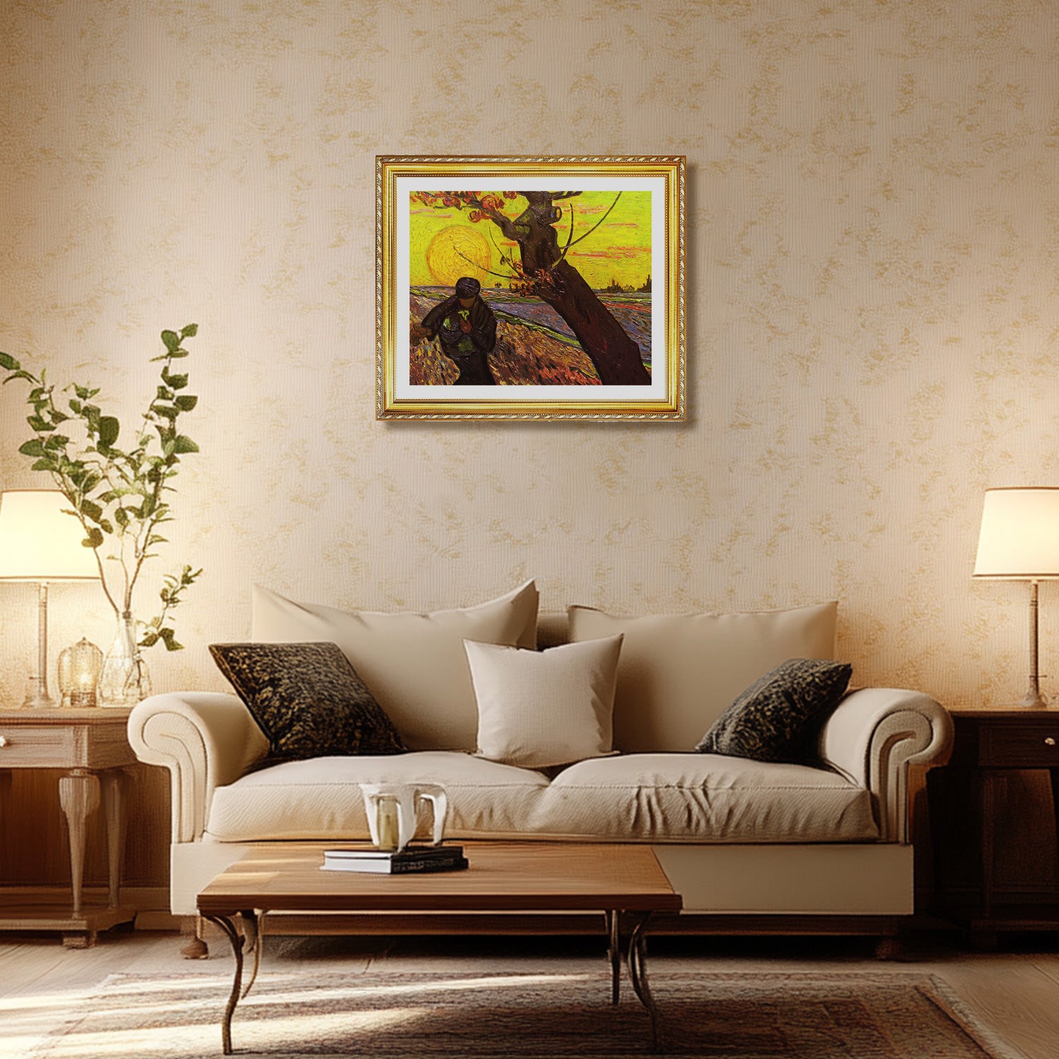 Vincent Van Gogh The Sower Wall Art Van Gogh Poster