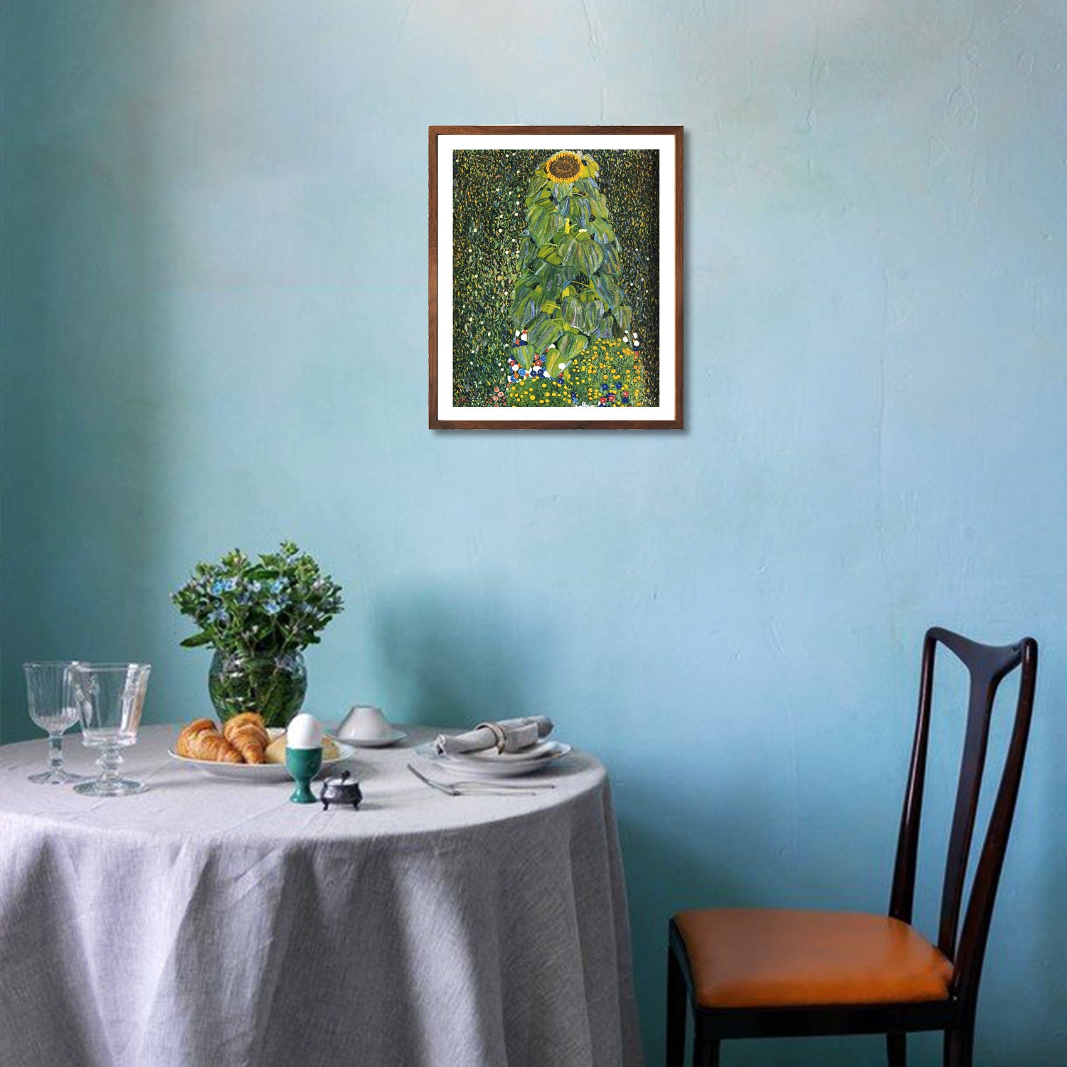 Gustav Klimt Wall Art The Sunflower Poster Framed Klimt Art