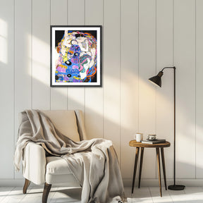 Gustav Klimt Wall Art The Virgins Poster Framed Klimt Art