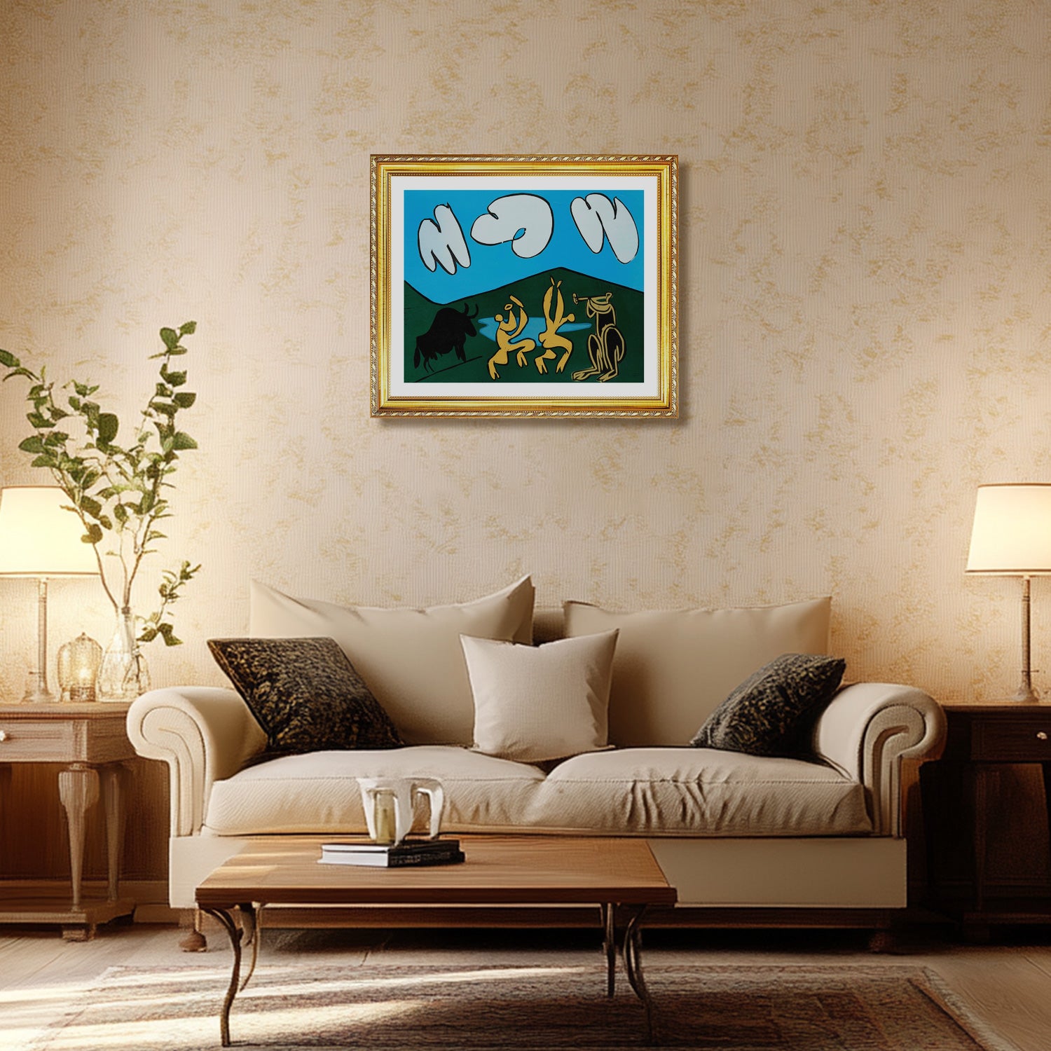 Pablo Picasso Wall Art The Figures Poster Framed Art