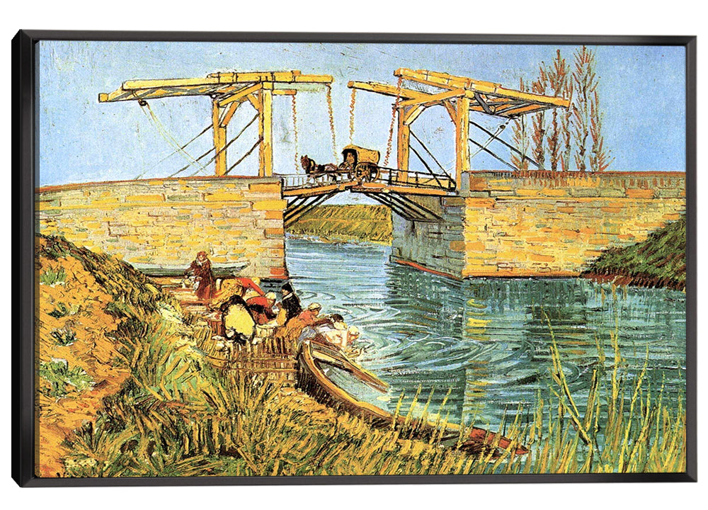 The Langlois Bridge at Arles Canvas Art