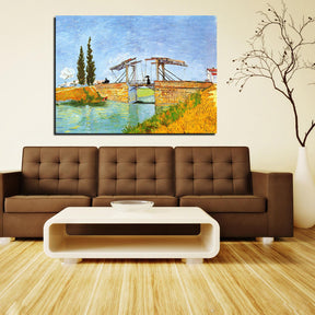 The Langlois Bridge at Arles Canvas Art