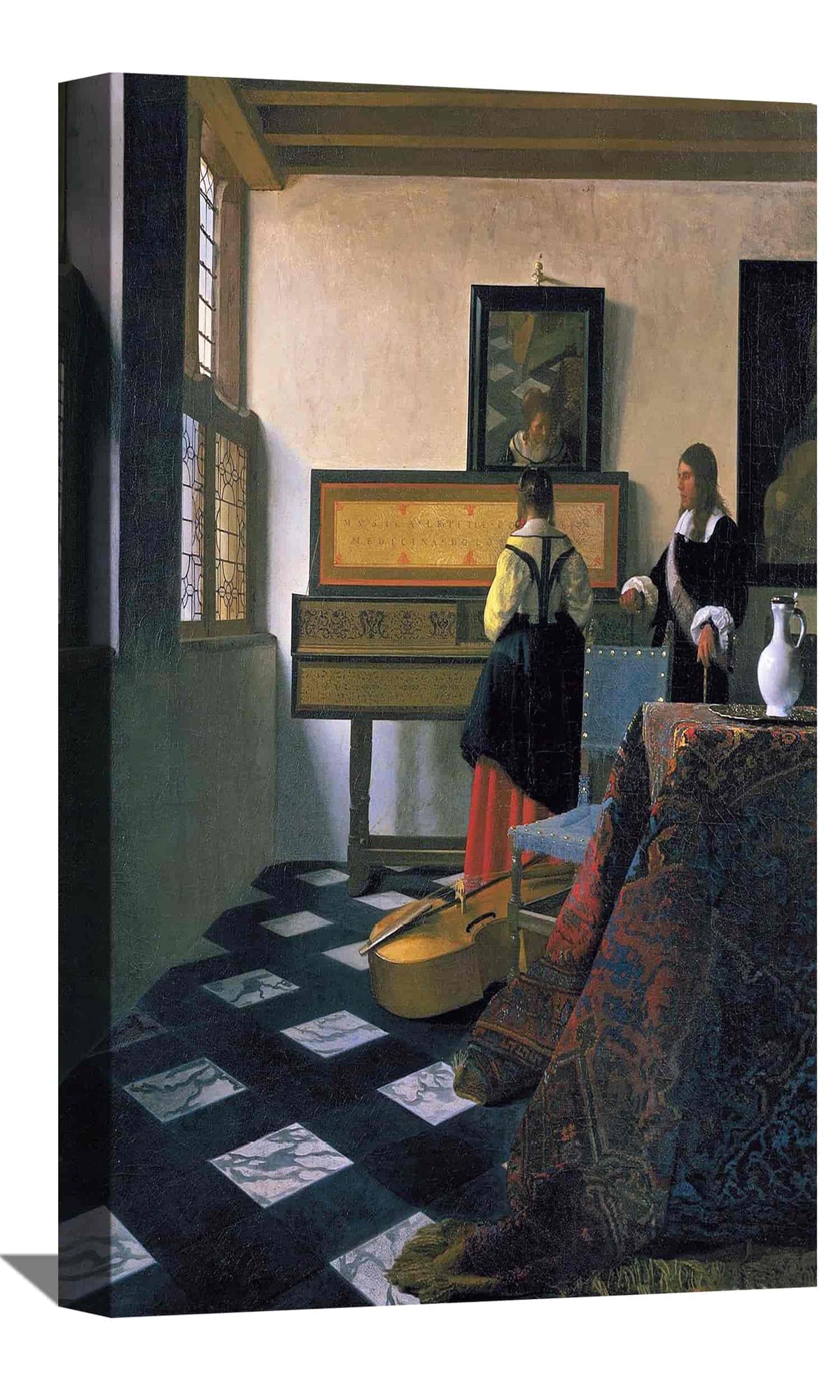 The Music Lesson Canvas Art