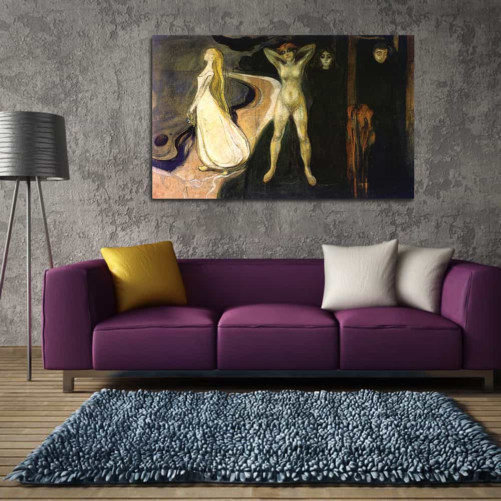 The Three Stages of Woman Canvas Art