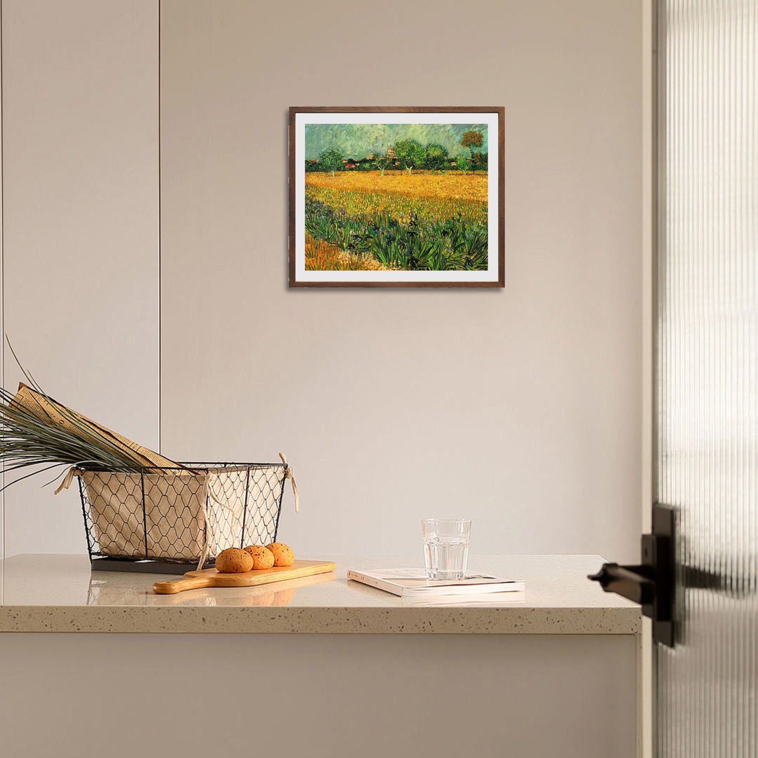 Vincent Van Gogh View Of Arles With Irises Wall Art Van Gogh Poster