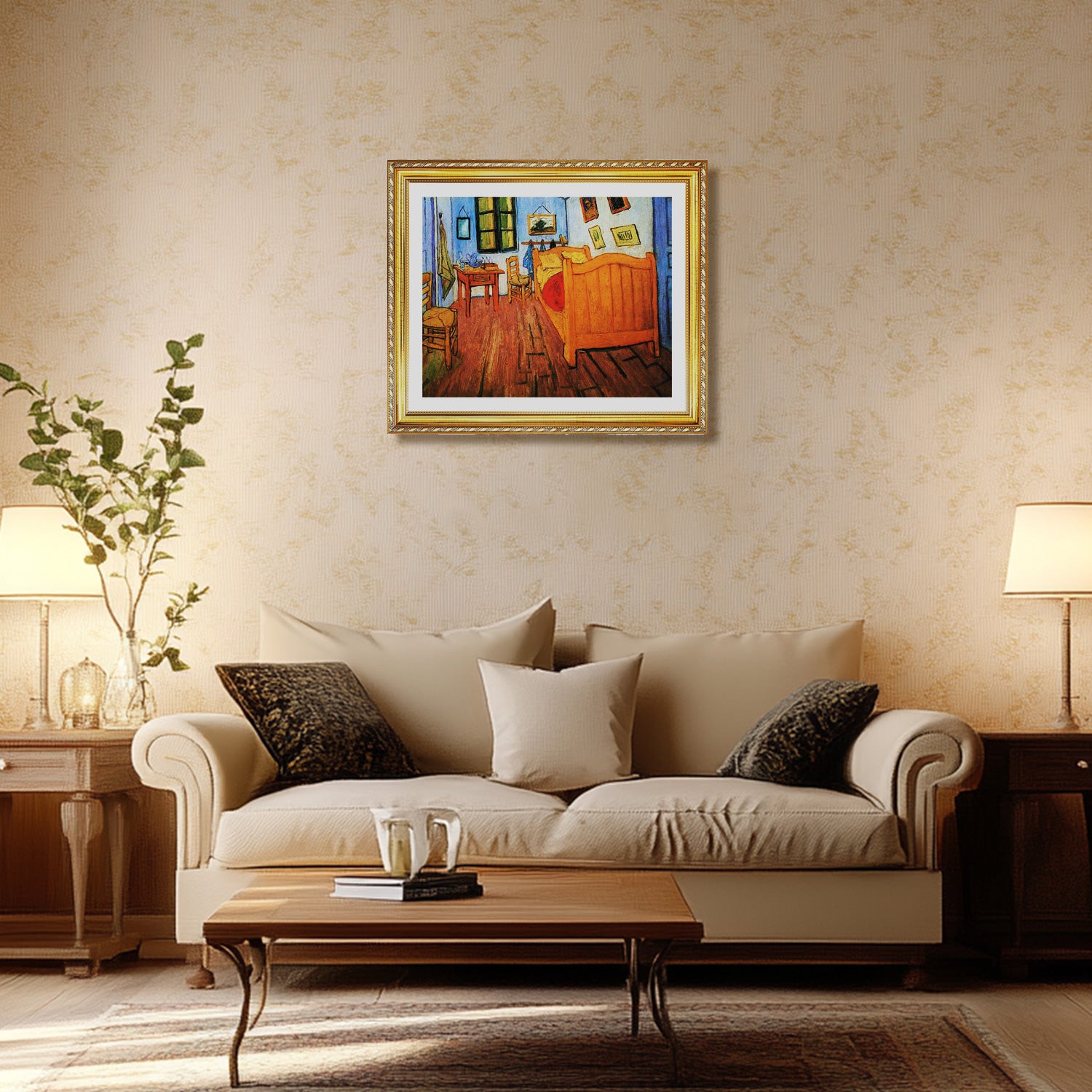 Vincent Van Gogh The Bedroom in Arles Wall Art Van Gogh Poster