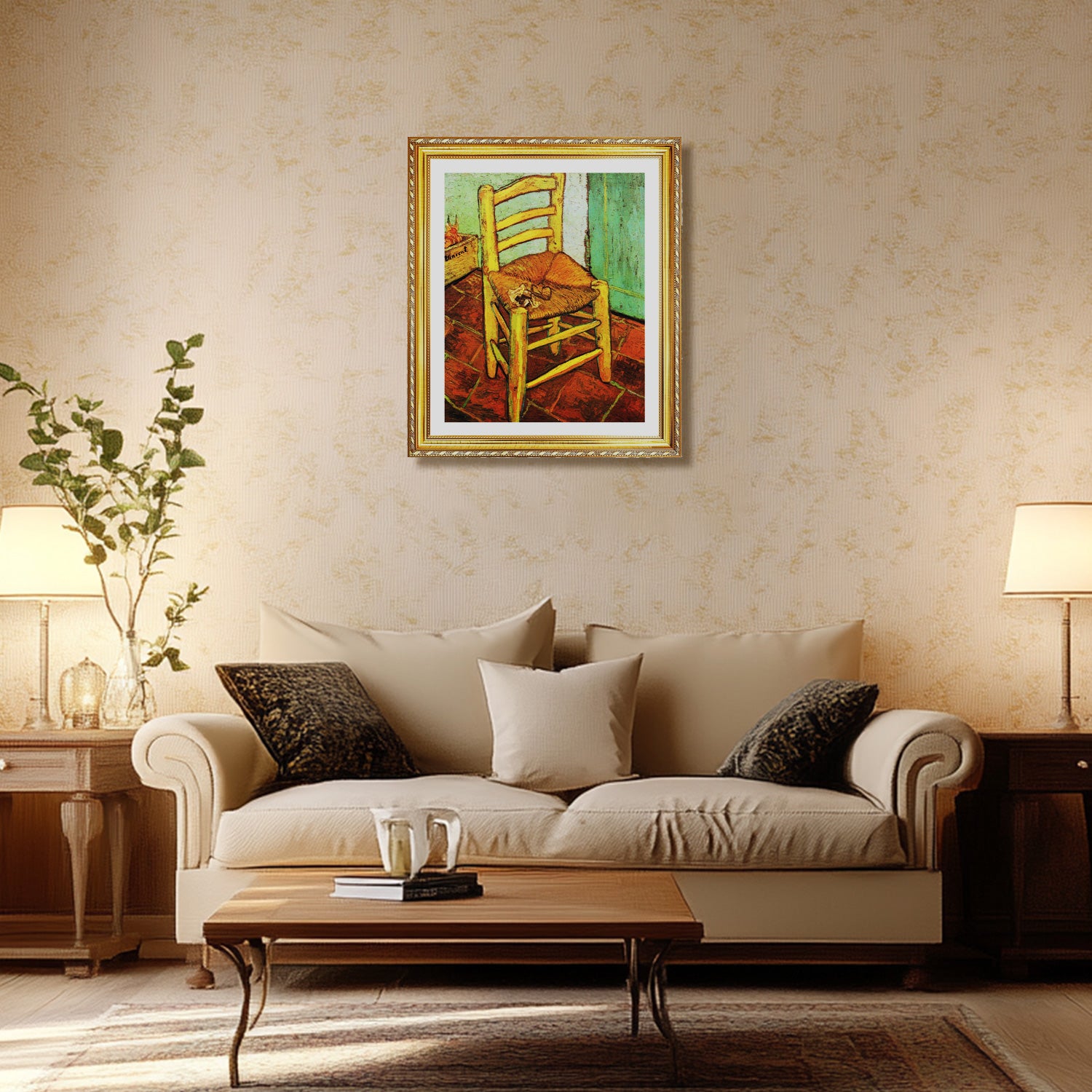 Vincent Van Gogh The The Chair Wall Art Van Gogh Poster