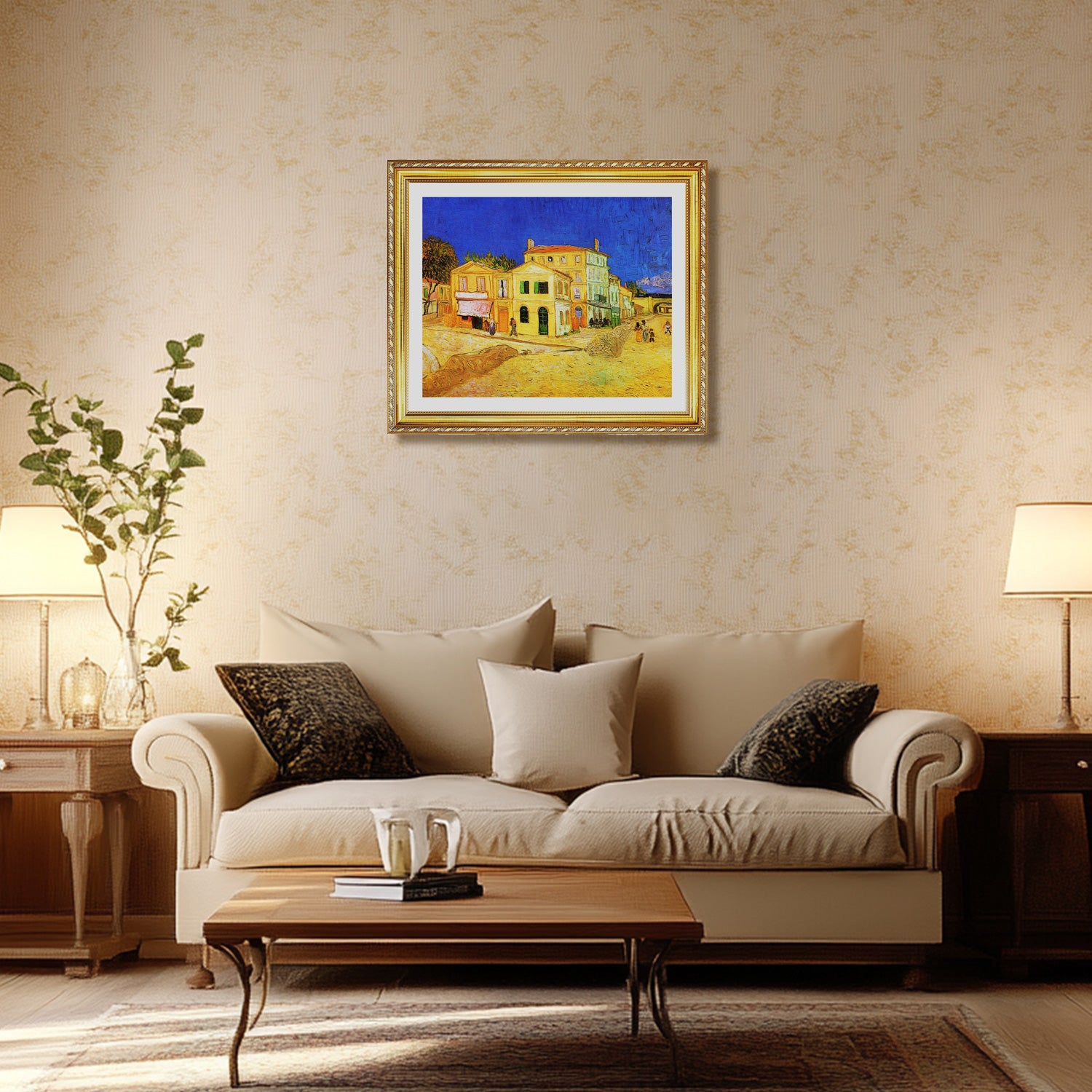 Vincent Van Gogh The Vincents House In Arles Wall Art Van Gogh Poster