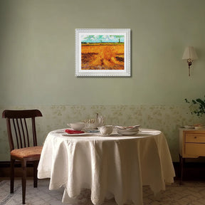 Vincent Van Gogh The Wheat Field With The Alpilles Foothills Wall Art Van Gogh Poster
