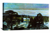White Night Canvas Art