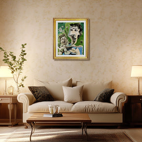 Pablo Picasso Wall Art Woman And Child Poster Framed Art