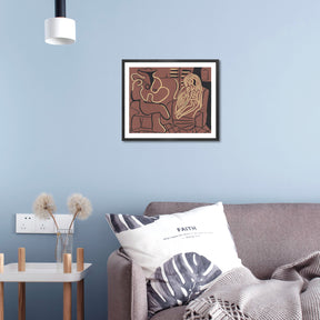 Pablo Picasso Wall Art Woman In An Armchair Poster Framed Art