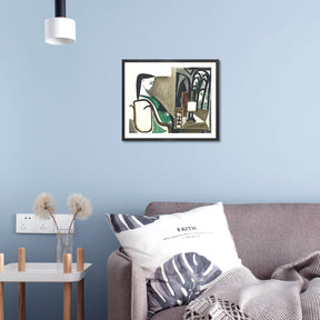 Pablo Picasso Wall Art Woman In The Workshop Poster Framed Art