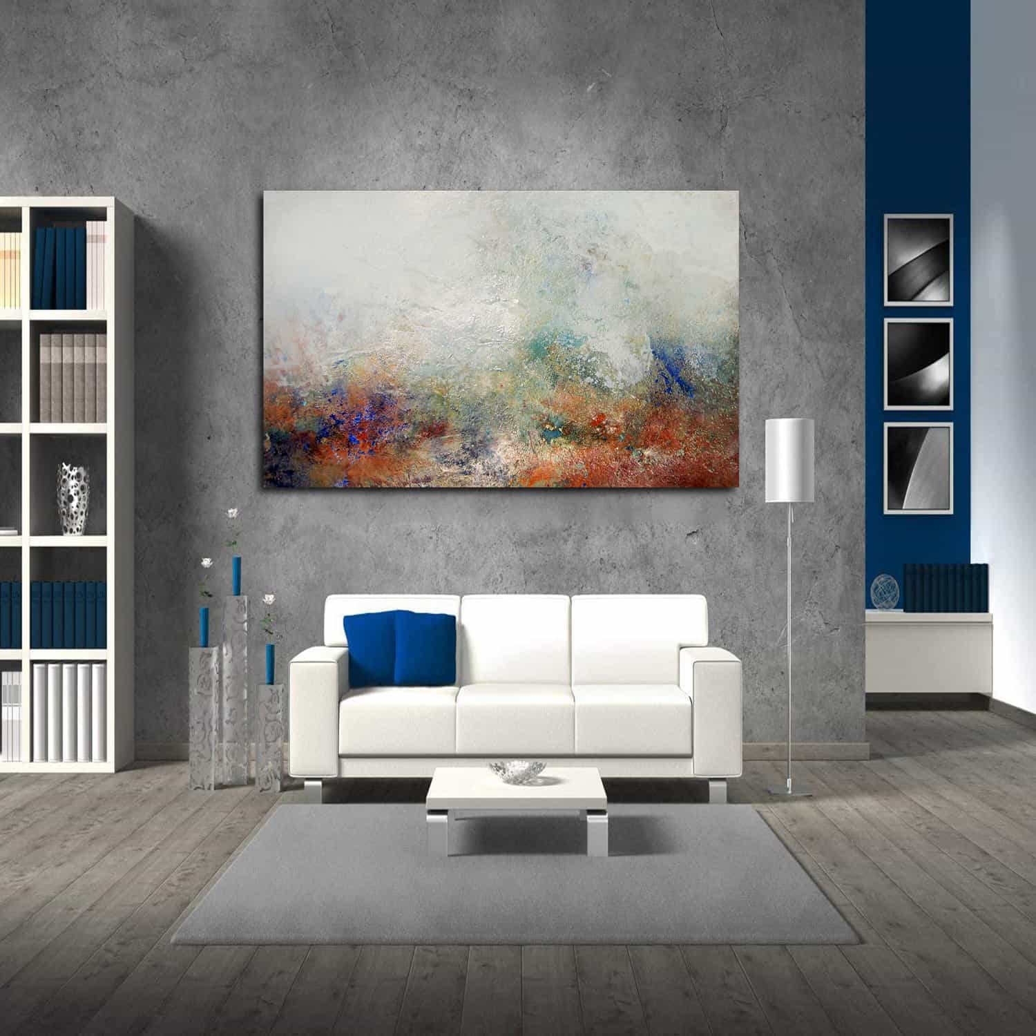 Grey Canvas Art