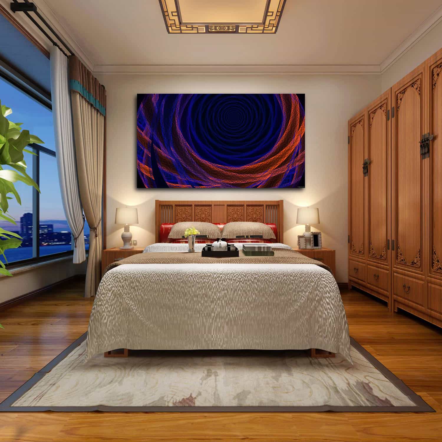 Blue Canvas Art