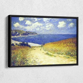 Alley Near Pourville Canvas Art