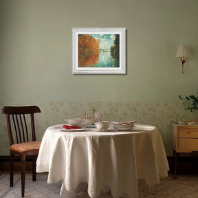 Claude Monet Wall Art Autumn Effect At Argenteuil Poster Framed