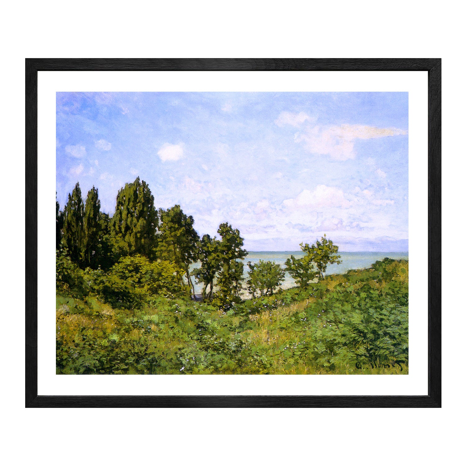 Monet Art Lane In Garden