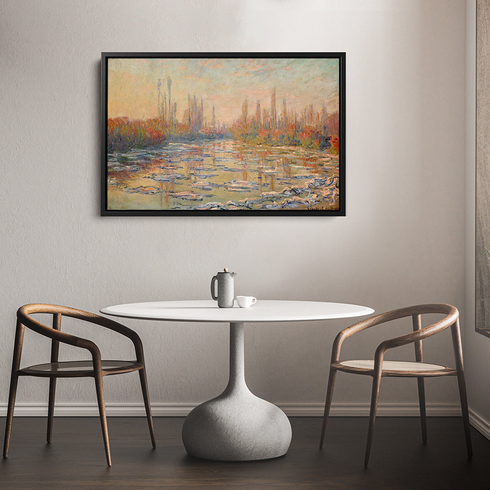 Floating Ice Canvas Art