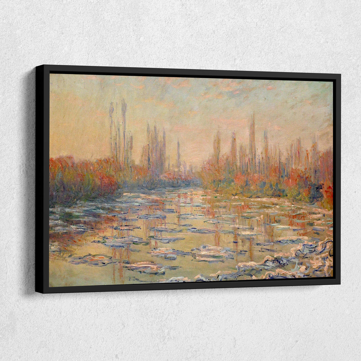 Floating Ice Canvas Art