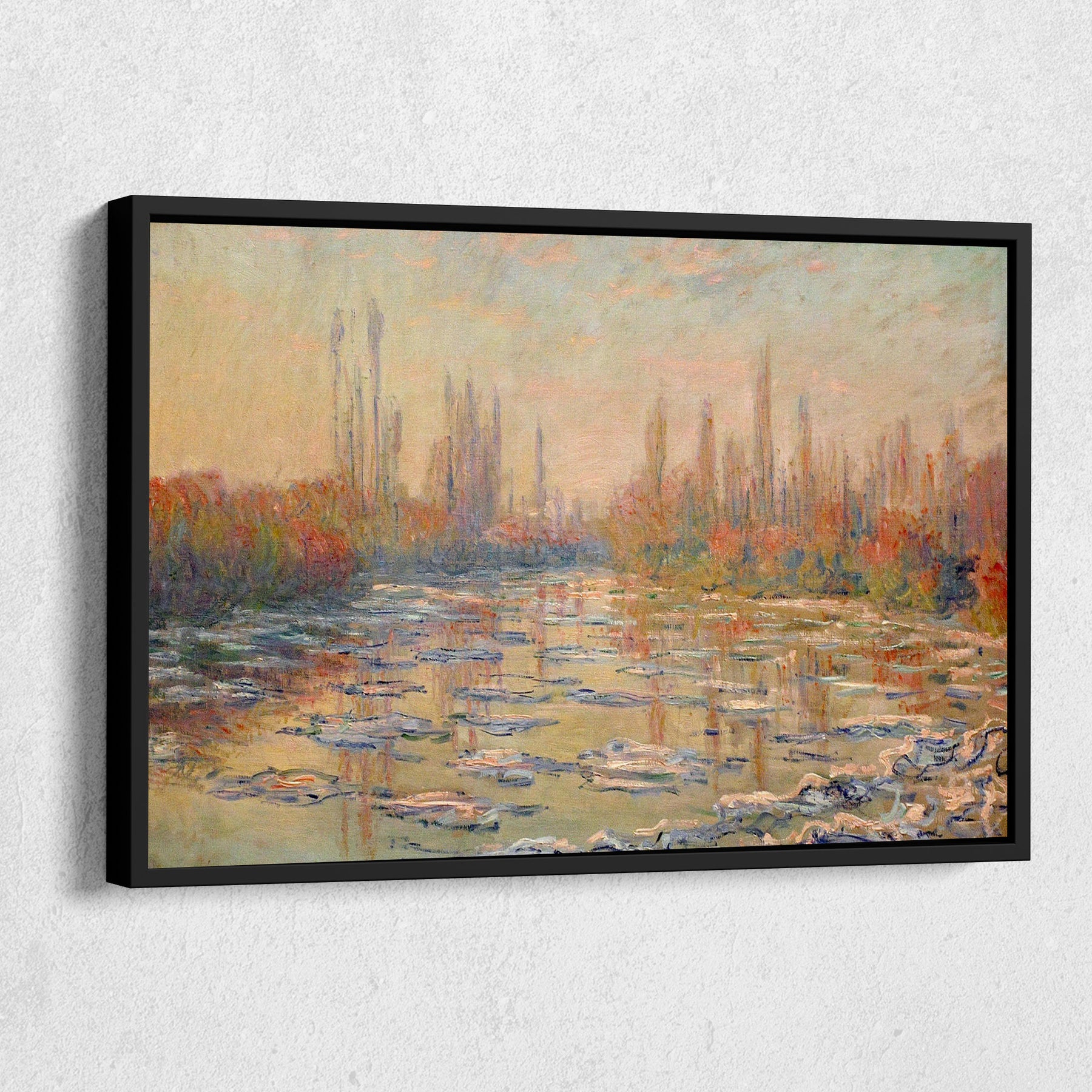 Floating Ice Canvas Art