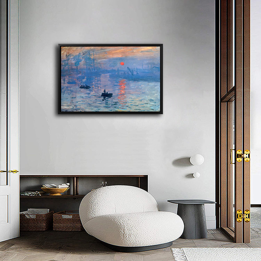 Impression Of Sunrise Canvas Art