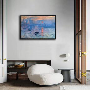 Impression Of Sunrise Canvas Art