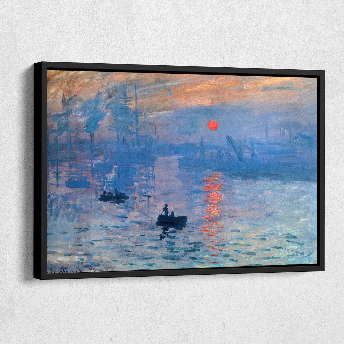 Impression Of Sunrise Canvas Art