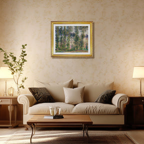 Claude Monet Wall Art Poplars At Giverny Poster Framed