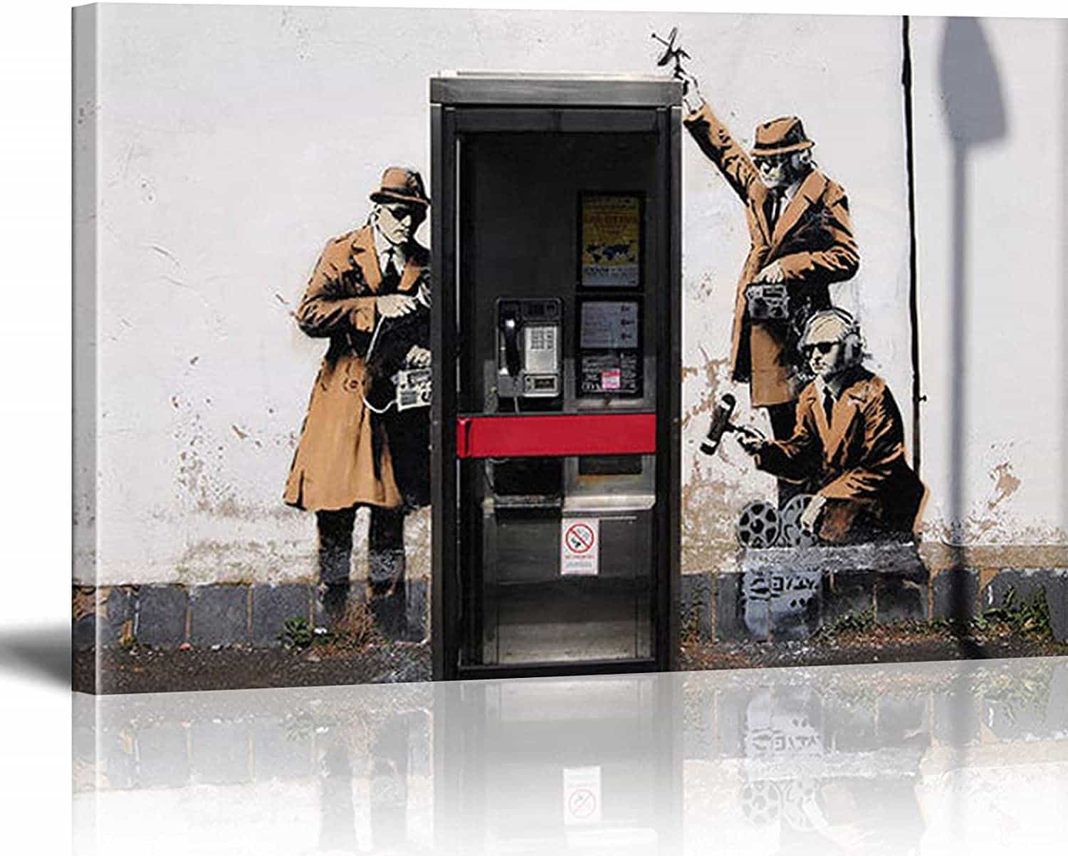 Spy Booth Canvas Art
