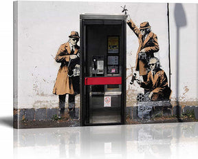 Spy Booth Canvas Art
