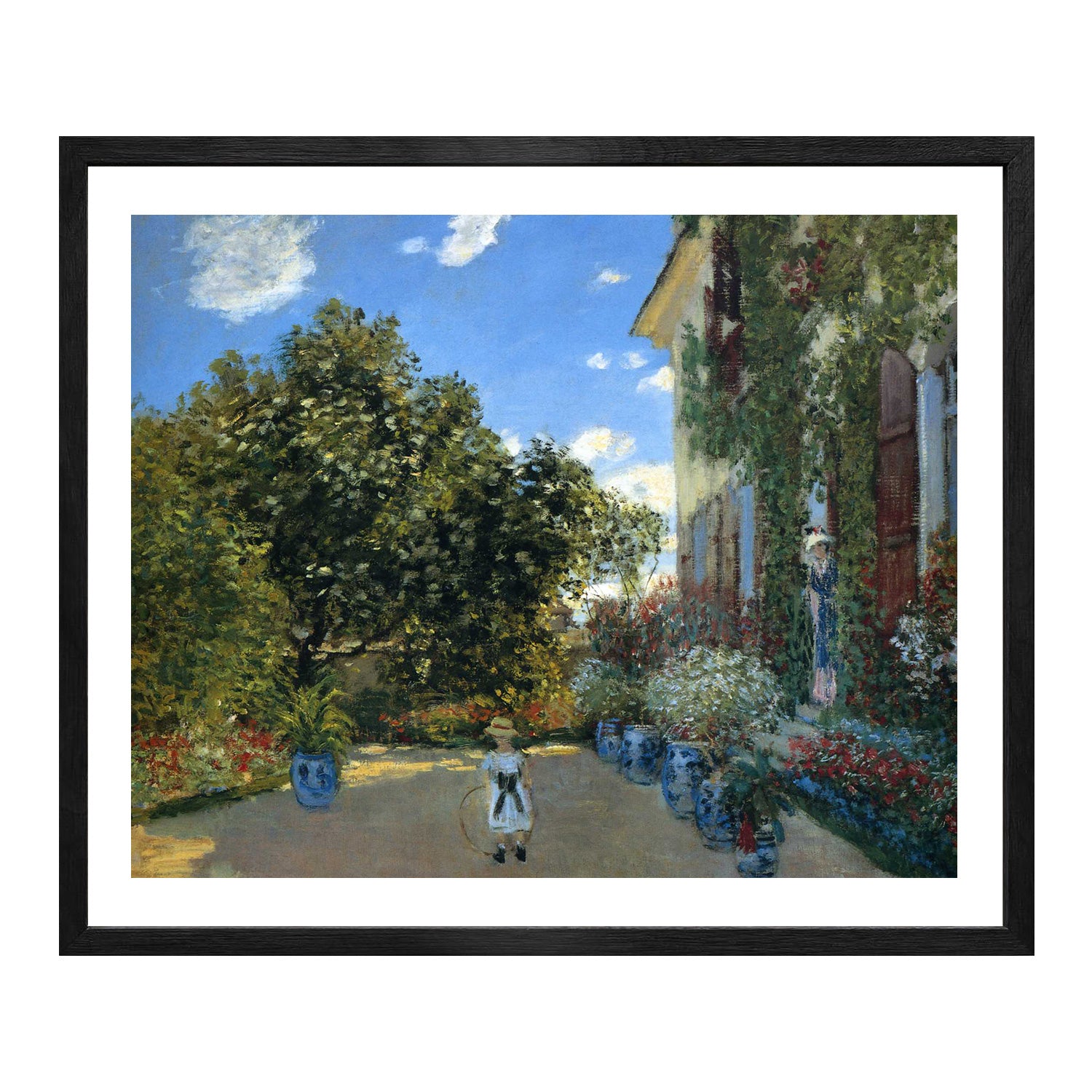 Monet Art Lane In Garden