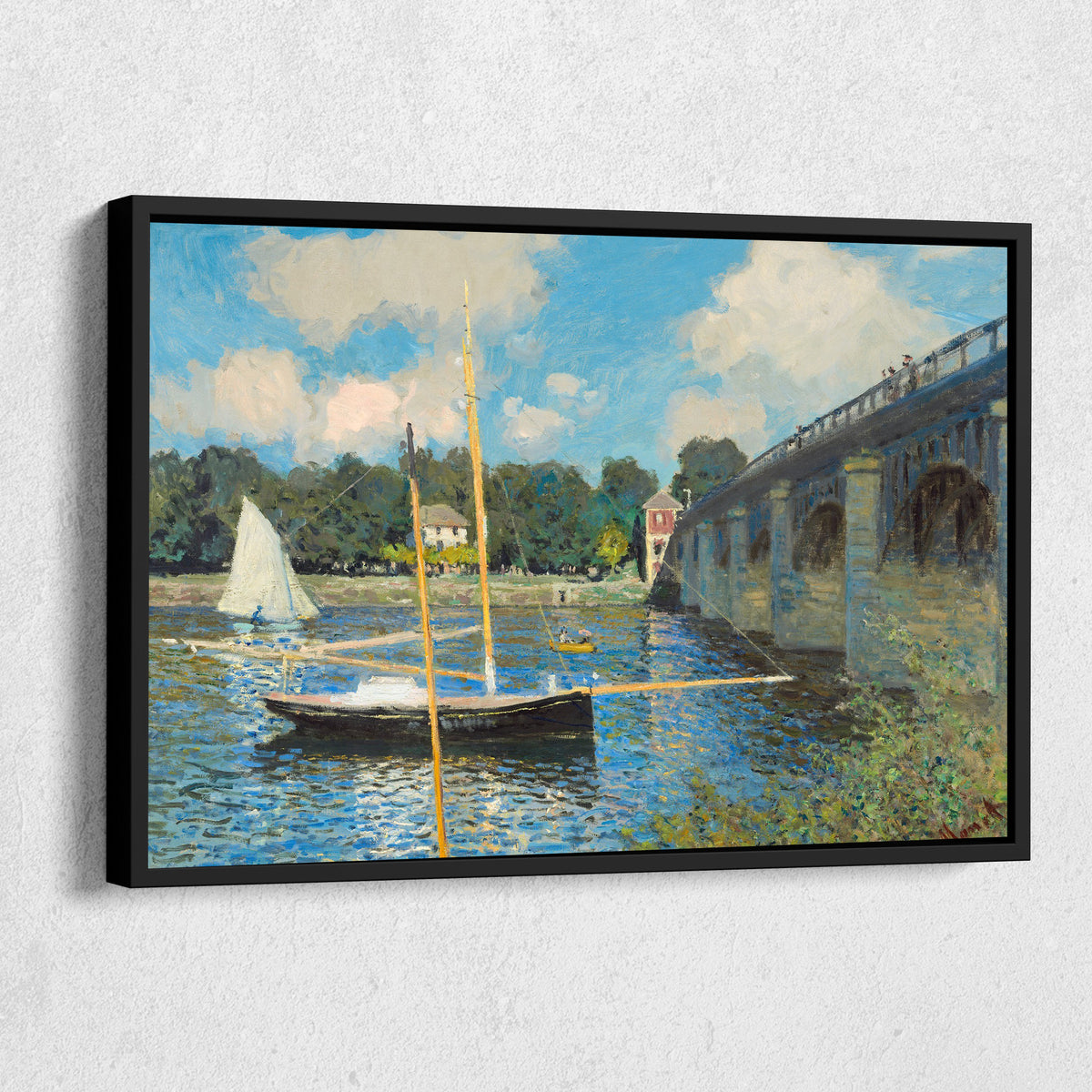 The Bridge At Argenteuil Canvas Art