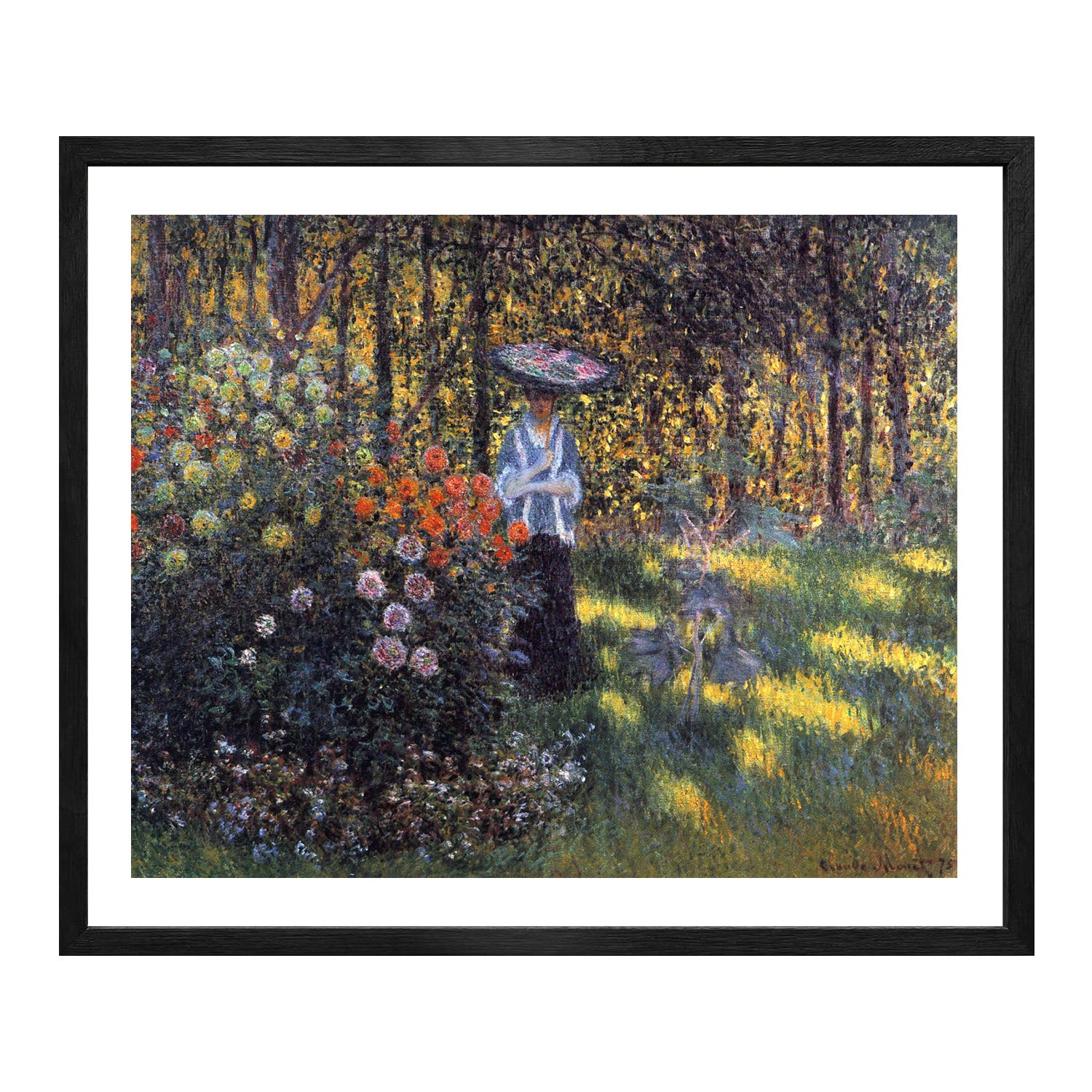 Monet Art Lane In Garden