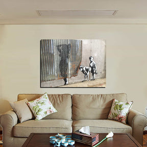 Women Shower Dusche Canvas Art