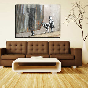 Women Shower Dusche Canvas Art