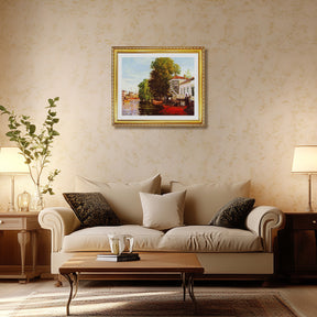 Claude Monet Wall Art Zaan At Zaandam Poster Framed